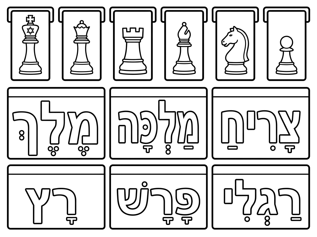 את אותו הדף בלי הפרצופים ואת שמות הכלים המסגרת נפרדת ועם ניקוד, את שמות הכלים באותיות שאפשר למלא