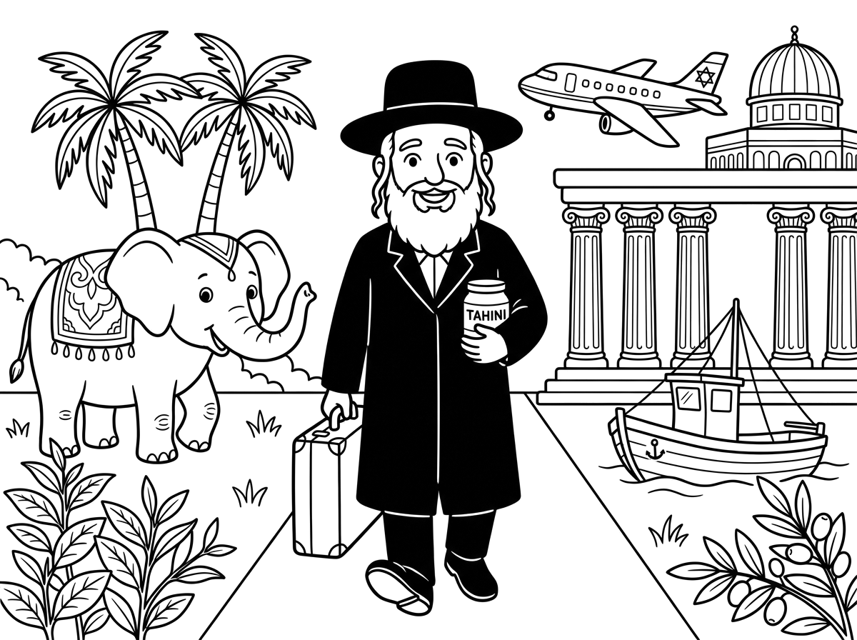 תוכל לייצר דף צביעה על האדמור מטחינה שחוזר מסרי לנקה ויוון (אלמנטים מ2 המדינות) 
מתאים לחינוך חרדי 

שאלות נוספות?