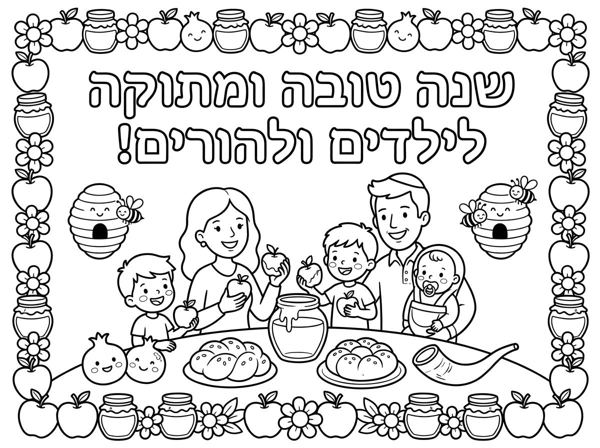 היי אשמח לברכה לראש השנה לילדים ולהורים