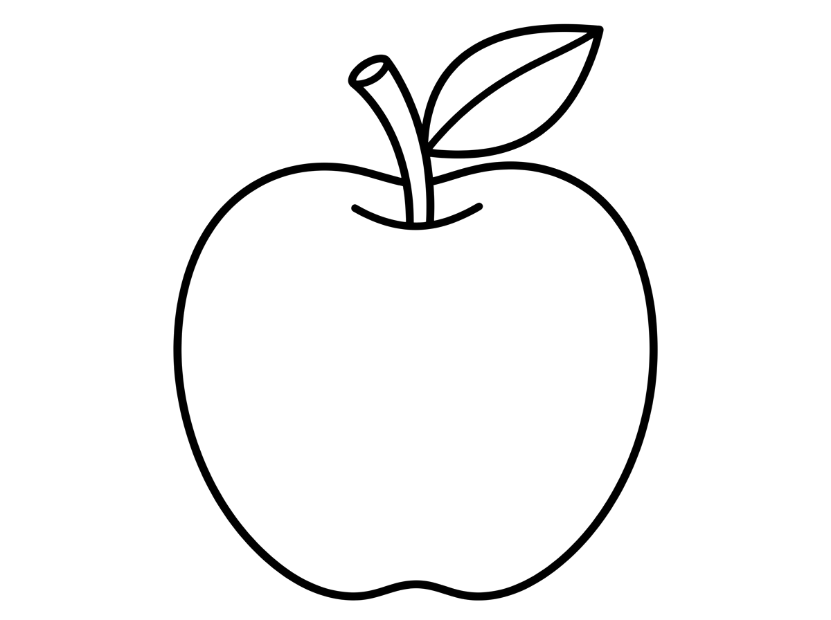 תן לי ציור של תפוח עץ