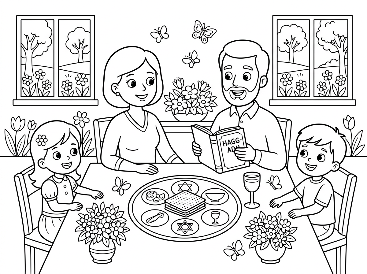 אביב הגיע פסח בא